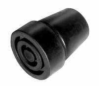 Kruk- en stokdoppen - 19 mm zwart PR30034-BK