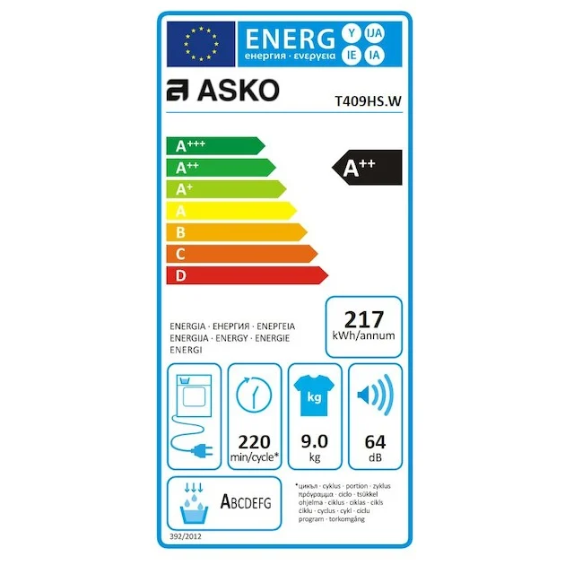 Asko T409HS.W 