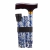 Opvouwbare wandelstok - gebloemd 74 - 84 cm PR30120-BPS